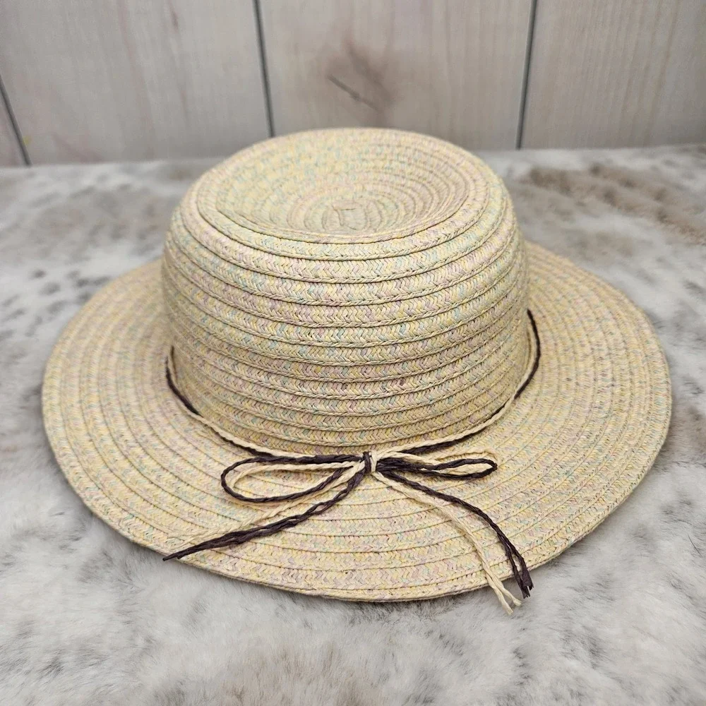 Scala Kids Girl's Sun Panama Hat Youth Size 4-6X (20
